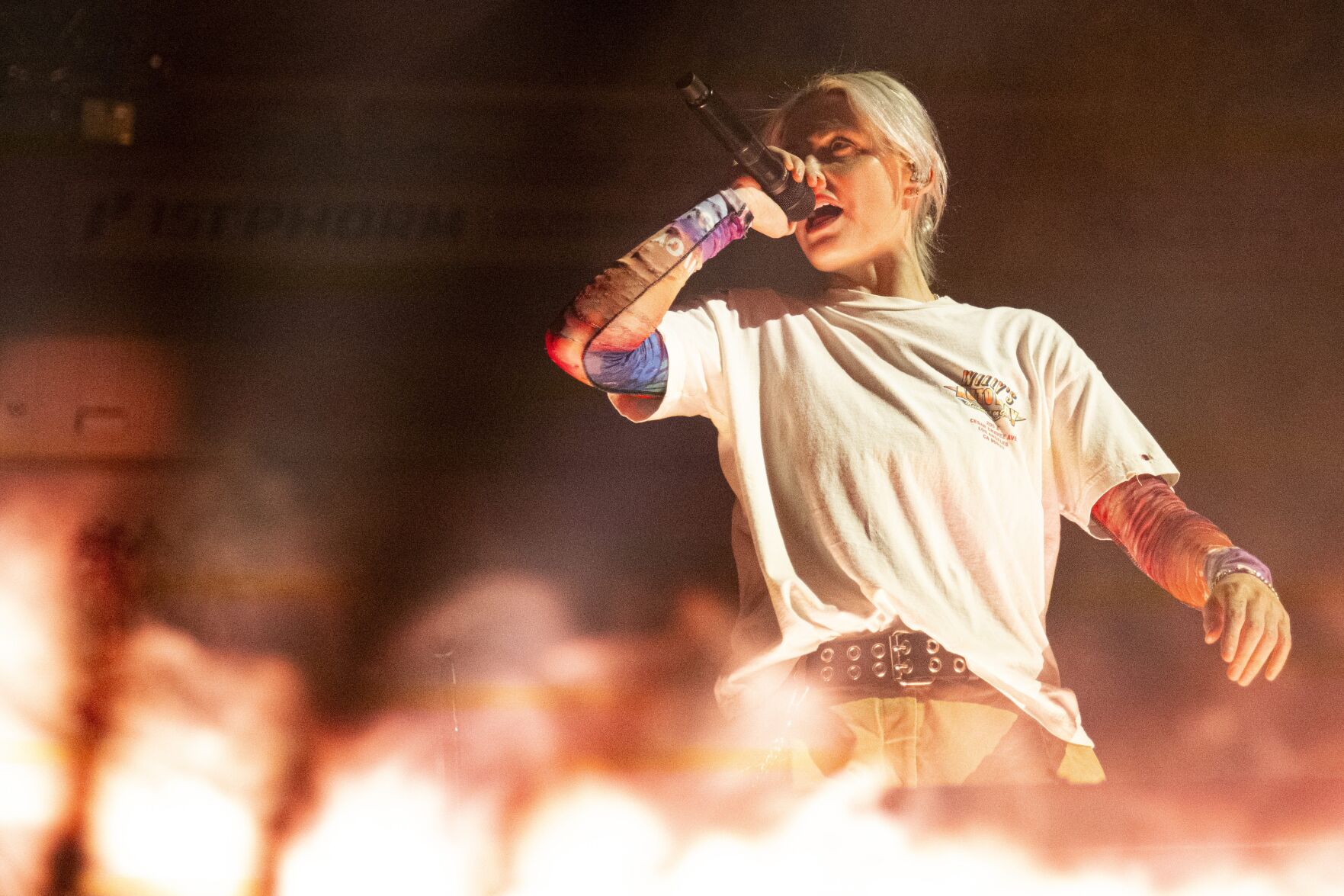 Linkin Park performs live at the Enterprise Cente